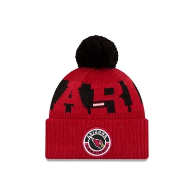 Black Arizona Cardinals Hat - New Era NFL Alternate Cold Weather Sport Knit Beanie USA1857902